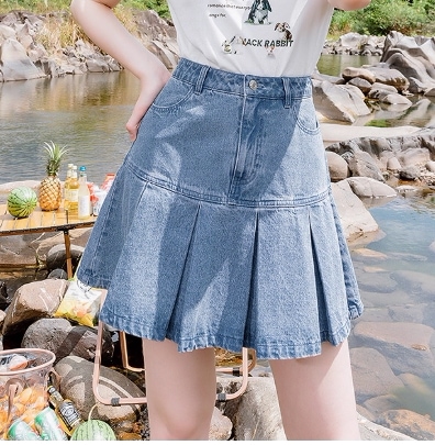 レディース スカート ミニ ショート デニム 大人可愛い きれいめ シンプル カジュアル 上品 おしゃれ かっこいい レトロ アジアン ガーリー 個性的 クール モード系 エレガント モダン 主役級