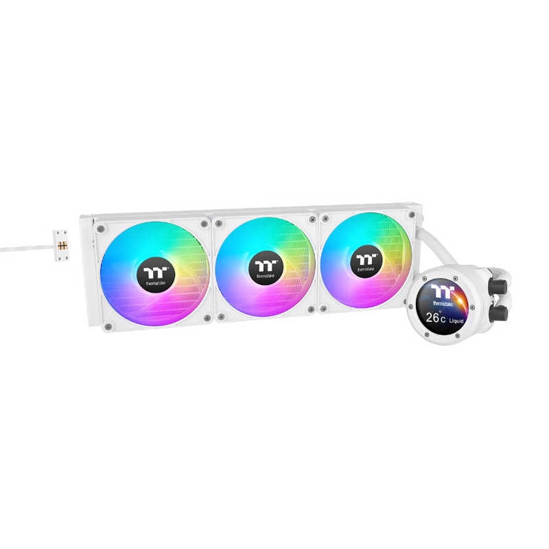 THERMALTAKE　TH420 V2 Ultra EX ARGB Sync Snow Edition　CL-W428-PL14SW-A