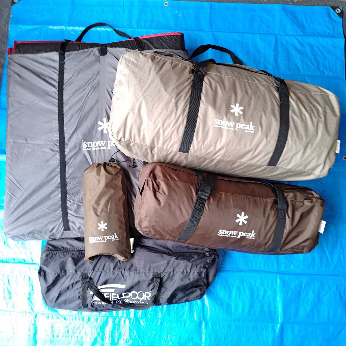 【中古】スノーピーク グランベルク L インナーマット付 グレー TP-782 Snow Peak 大型 テント シェルター アウトドア キャンプ