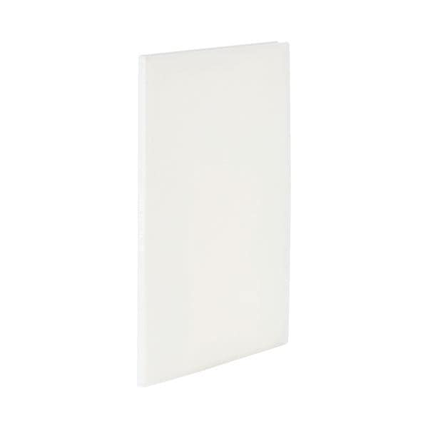 （まとめ） TANOSEE環境にやさしいクリアファイル（植物由来原料配合） A4タテ 10ポケット 背幅11mm オフホワイト1セット（10冊） 5セット