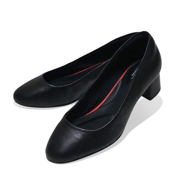 女性靴 トータルモーション シドニー パンプス M幅広 ブラック CH9502
