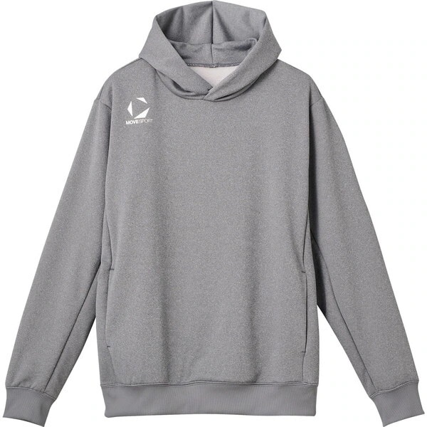 MOVESPORT ムーブスポーツ スポーツウエア フーデッドスウェット グレー XO ST5SSWT0M GY01