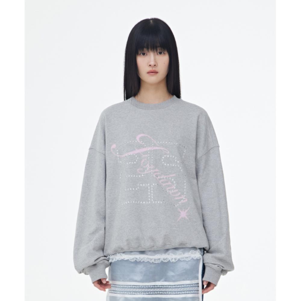 fogdawn 25 Star Stud Sweatshirt grey DA25SSW002GR