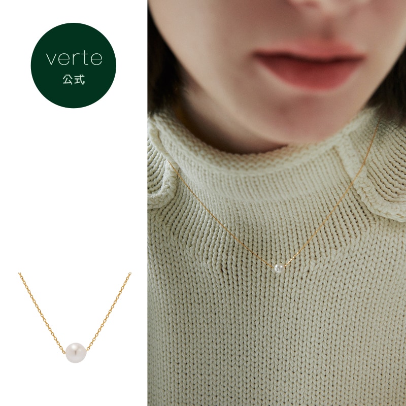 Un.silver.131 / simple pearl ネックレスです (gold) 5,330円