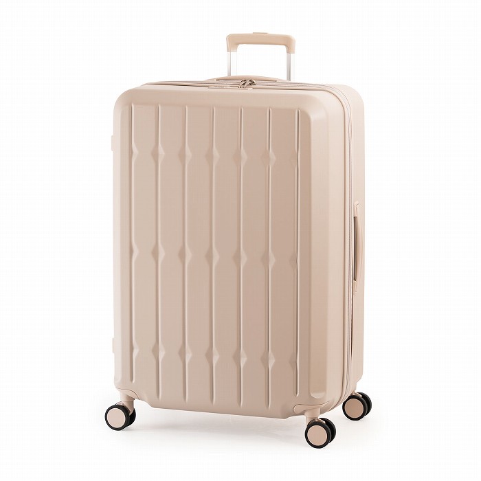 ハードキャリーケース DrinkHolder and Suspension 7～9泊 99L＋13L ALI-6030SD-28W-LT ラテ