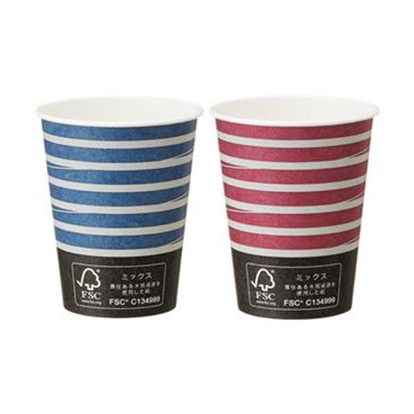 (まとめ)TANOSEE 紙コップ TSUMUGI275ml(9オンス)1セット(250個:50個5パック)5セット