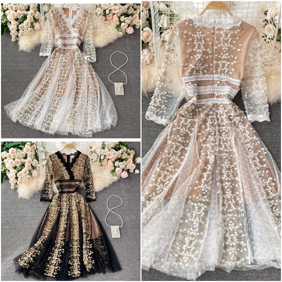 【取寄：納期2週間】演奏会ドレス ロングドレス レディースロングスカート 春服秋服 大きいサイズ XL 2XL