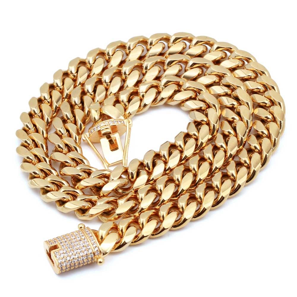 ステンレス 喜平ネックレス 幅10mm [n390-g-10mm]