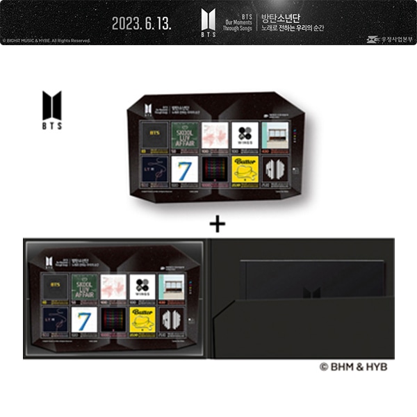 Qoo10] HYBE BTS デビュー10周年記念 BTS切手 : KPOP