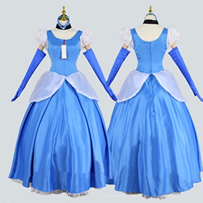 コスプレ衣装 シンデレラ 大人 コスプレ 衣装 コスチューム プリンセス ドレス ステージ服 舞台服 演出服 コス 文化祭 学園祭 ハロウィーン クリスマス プレゼント ドレス＋手袋＋バニエ 6,905円
