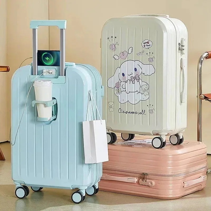キャリーバッグ クロミ 新作 スーツケースかわいい2025学生キャラクタープリントのキャリーケースパスワードケース大容量スーツケース