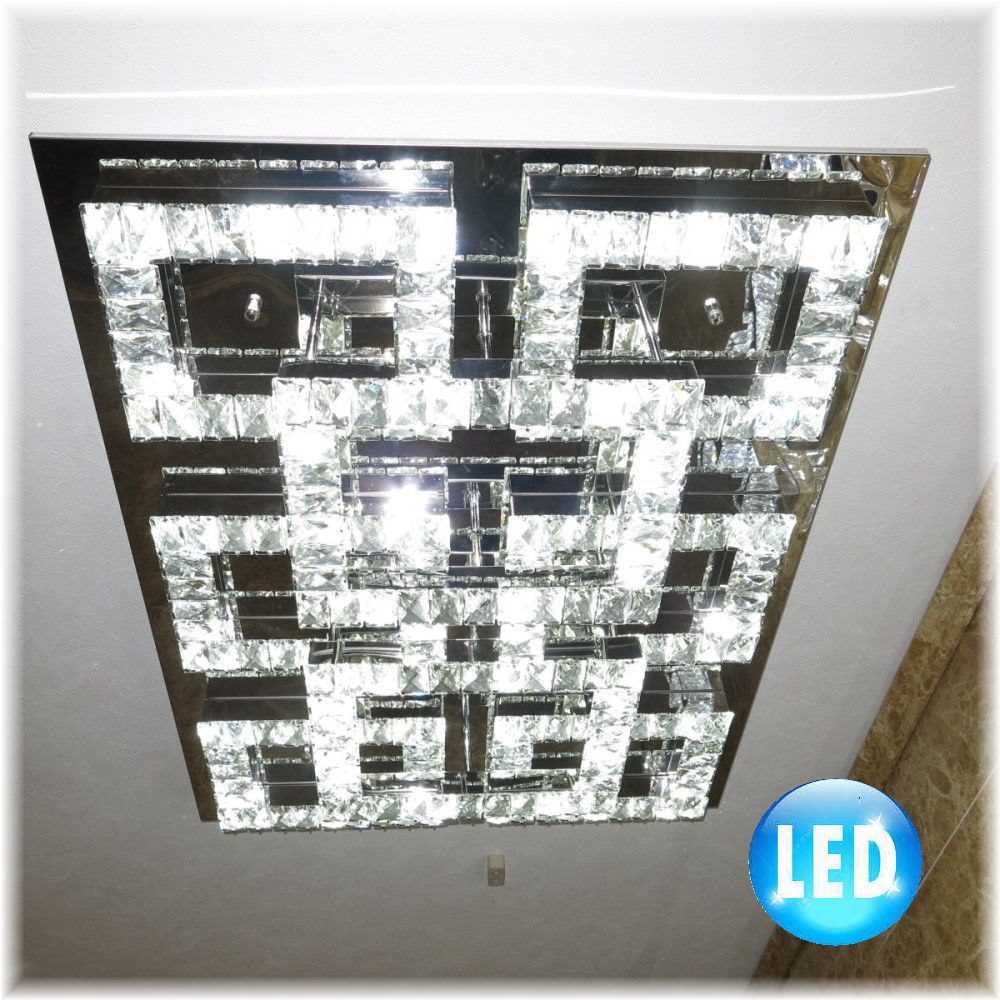 【LED付き！】新品 超豪華！ 粋なデザイン 大型 スワロフスキー風 クリスタル シャンデリア LED 52灯タイプ