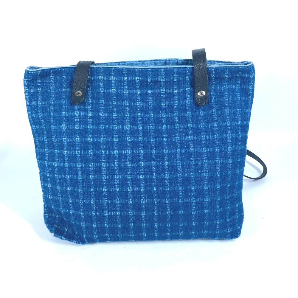 トートバッグ アメダバ カバドゥボッシュ ショルダーバッグ カバン 肩掛け キャンバス ブルー