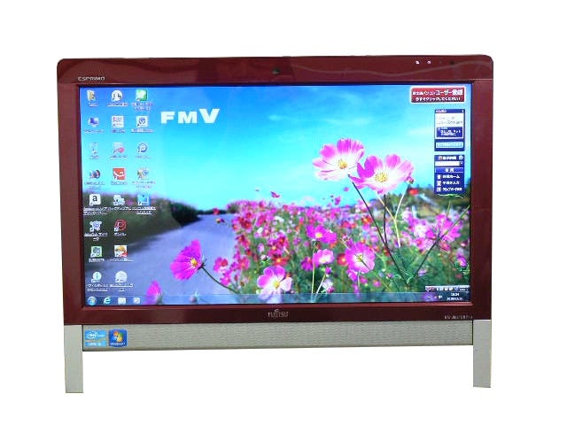 富士通 デスクトップパソコン 中古パソコン FH56/ED レッド デスクトップ 一体型 本体 Windows7 Core i5 ブルーレイ 地デジ/BS/CS 4GB/1TB 送料無料 中古