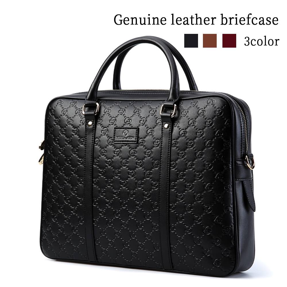 ビジネスバッグ メンズ 本革ブリーフケース 15インチ ショルダーバッグ トートバッグ 50代 春 秋 通学 黒 本革 男子 パソコン A4 おしゃれ 小さい 冬 ブランド バッグ ノートPC 革 大
