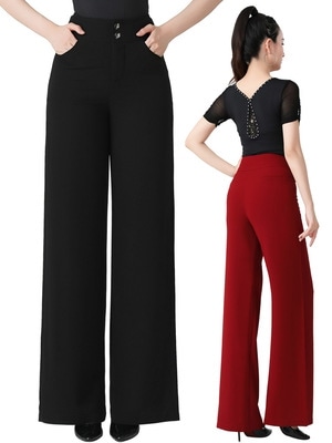 パンツ ボトムス ダンス衣装 ロングパンツ 丈長 タイト スリム 細身 ストレート スマート ボタン きれいめ 上品 かっこいい 個性的 クール エレガント 存在感 かっちり クラシカル