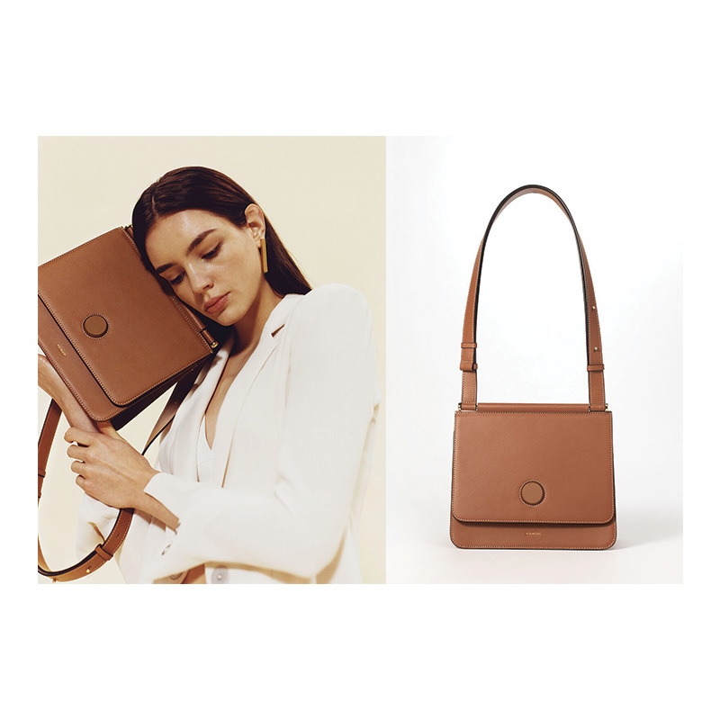 [ユンア 着用] A - バッグ (Brown) 人気ファッション カジュアル 収納力 デイリー 韓国人気ファッション