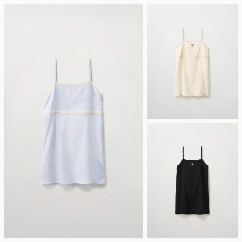 【SATUR】 26SS (W) TAPING FLARE ONE-PIECE : 3COLORS