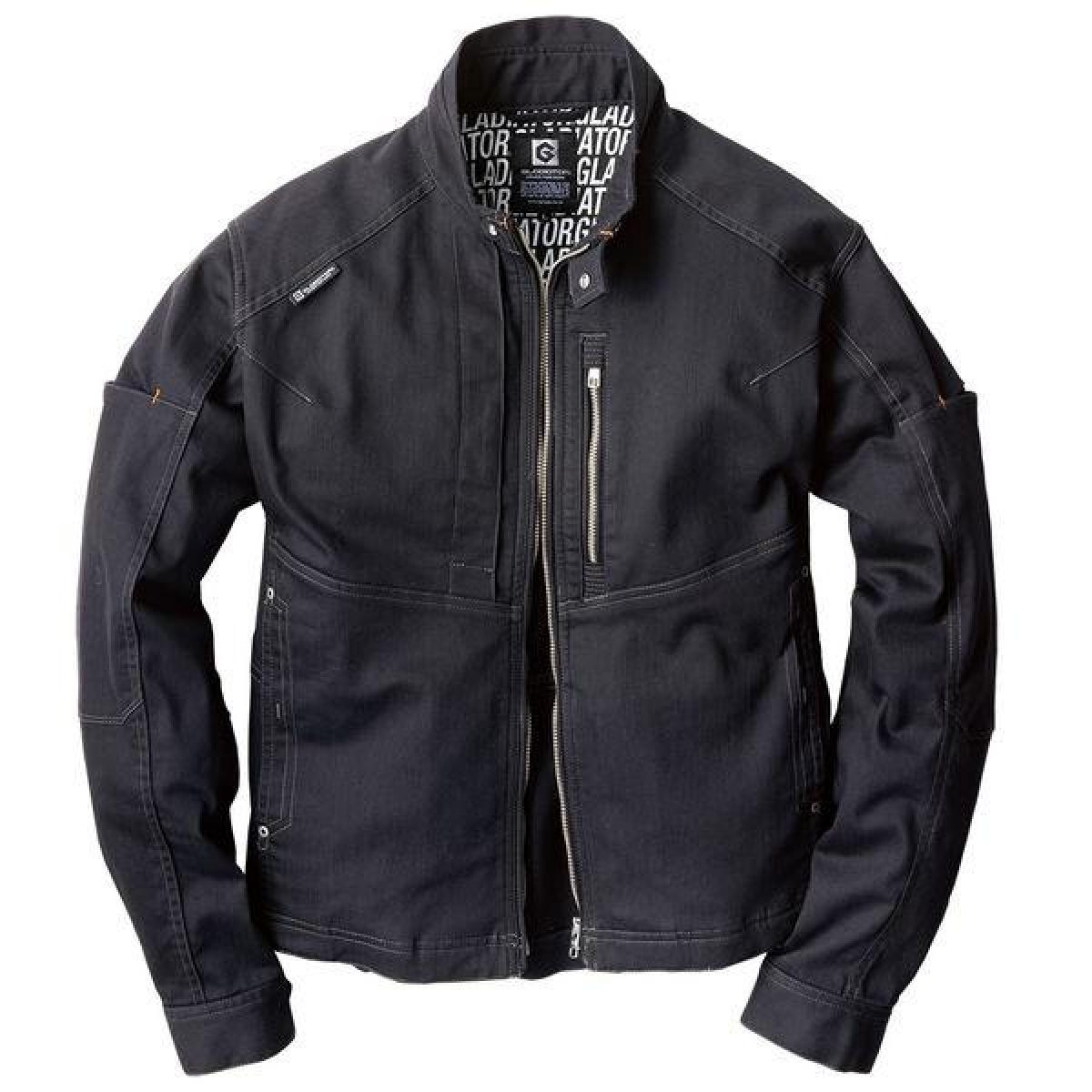 コーコス信岡 GLADIATOR ストレッチ ジャケット ネイビー M GA-3920 ワークウェア 作業着 秋冬用 アジャスター 野帳ポケット 衿スロートタブ 袖マルチポケット