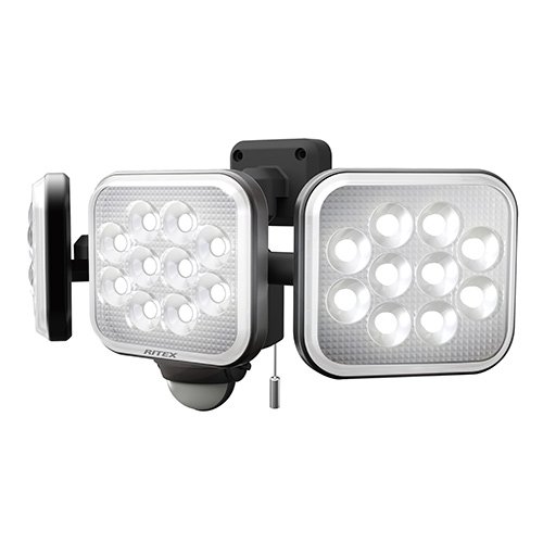 ライテックス 14W3灯 フリーアーム式LEDセンサーライト LED-AC3042