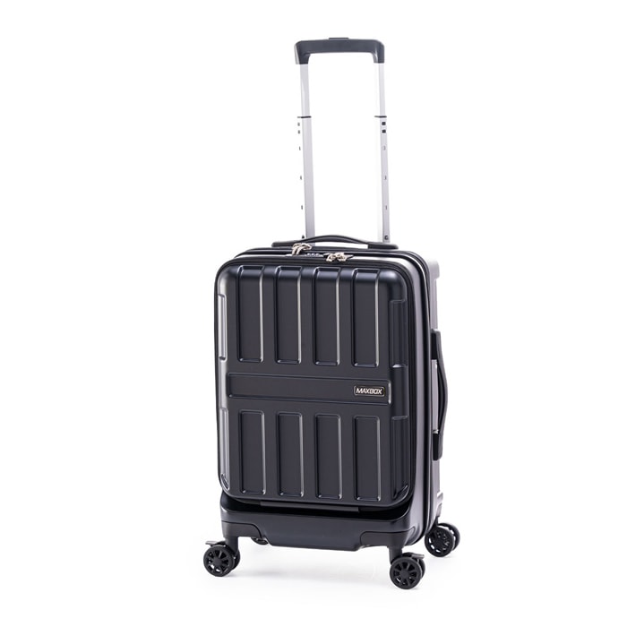 ハードキャリーケース MAXBOX FrontOpen 3～4泊 36L ALI-8511-18-MBK マットブラック