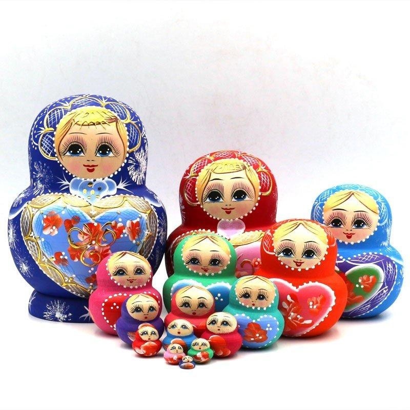 完成ぬいぐるみ かわいい贈り物15個組マトリョーシカ ロシア 人形 手作り お土産 動物 ヨーロッパ ロシア土産 伝統木製 手塗り おもちゃ ロシア民芸 家族 飾り 6,384円