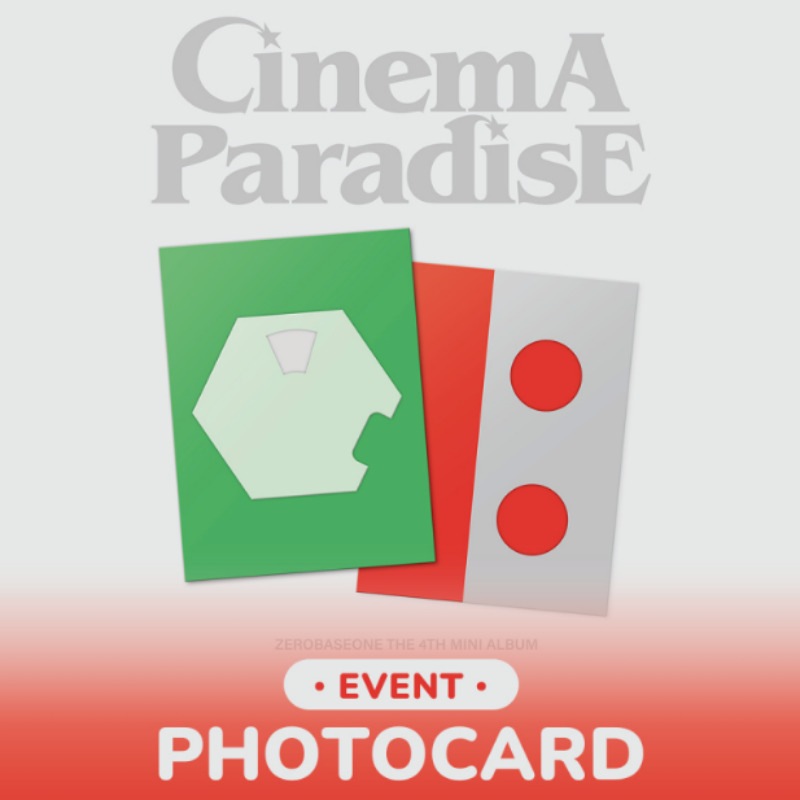[PREORDER9EA]ZEROBASEONE - CINEMA PARADISET / The 4th Mini Album(NO ALBUM,ONLY PHOTOCARD