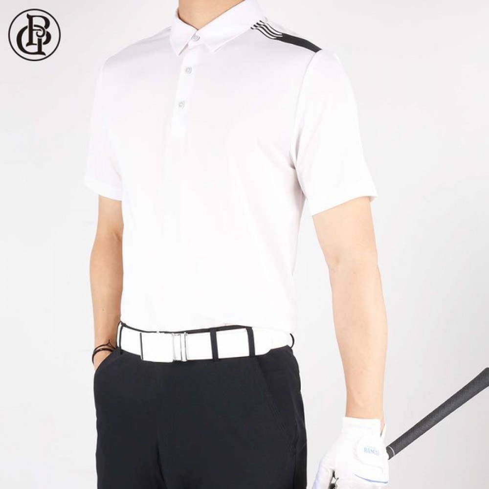 (スーパーマンアウトドア) Givalan B ゴルフポイントカラ半袖Tシャツメンズクールゴルフ半袖Tシャツ機能性伸縮性通気性軽量ゴルフウェア半袖カラティスポーツビッグサイズ Givalan