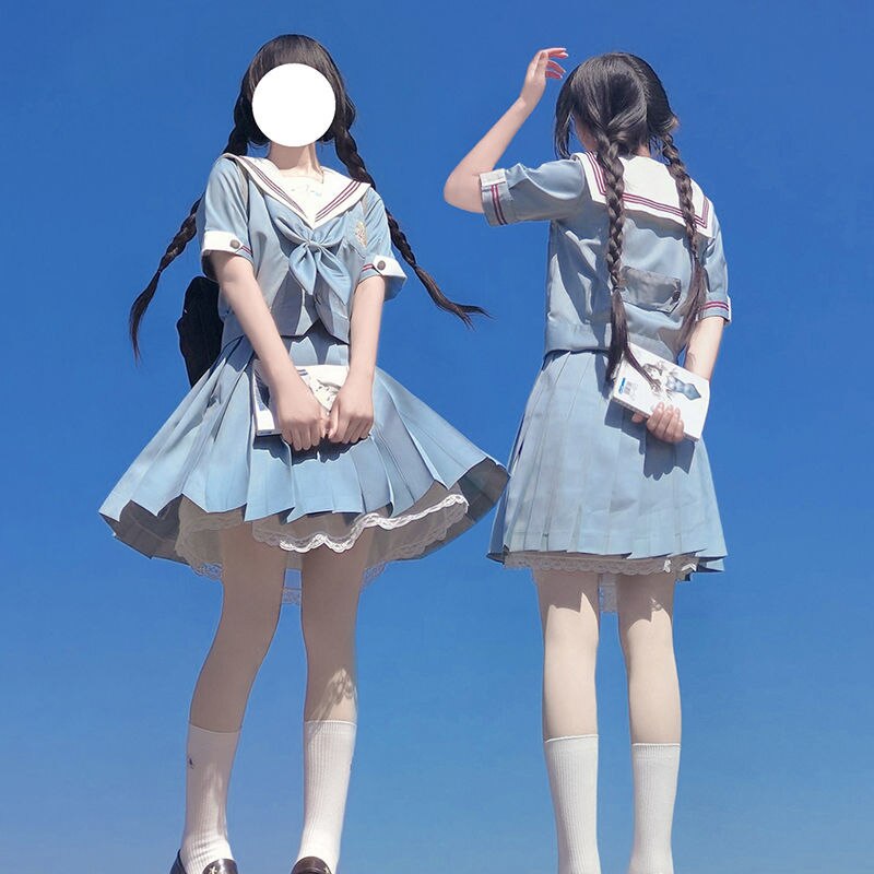 涼しく楽ちんセットアップ 涼しく楽ちんセットアップ 新生活応援ビジネス特集 スーツ涼しく楽ちんセットアップ韓国ファッション セーラー服 大学スタイル JK制服 シャツ＋プリーツスカ