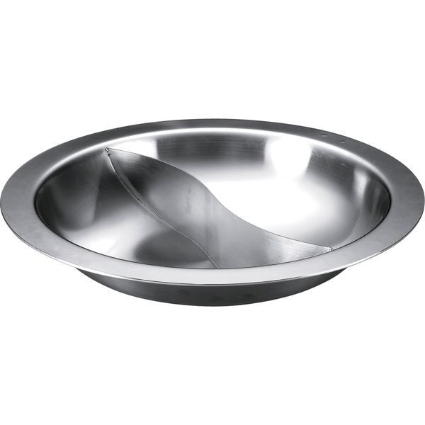 カンダ 燕舞 プレーンタイプ 2槽火鍋 32cm (三層鋼 IH対応)