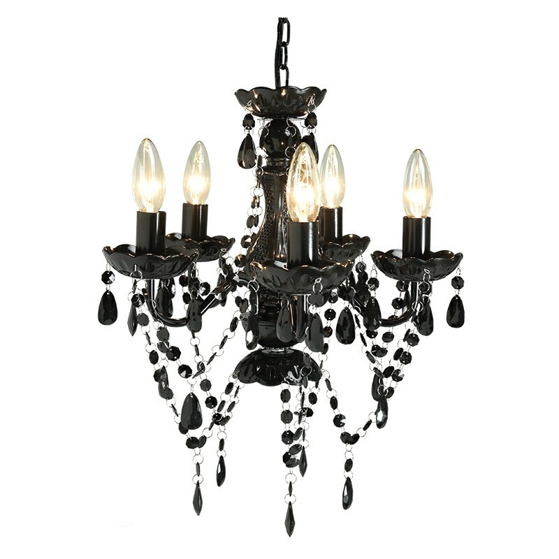 シャンデリア５灯（ブラック）　NL-8605BK 7,024円