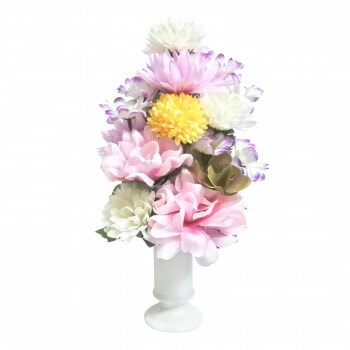 お供え用（仏花）　CT触媒加工　アーティフィシャルフラワー　お供えアレンジメント　S　C34461S