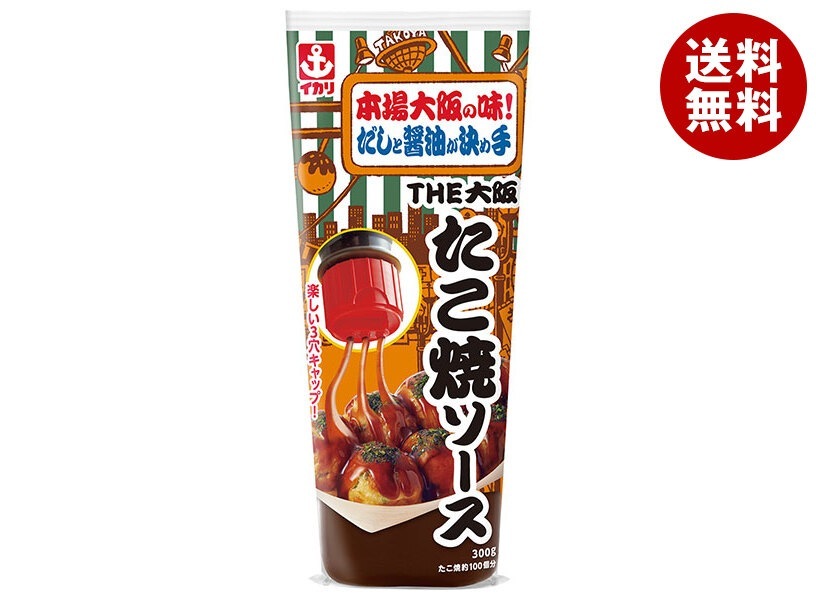 イカリソース THE大阪たこ焼ソース 300g×10本入×(2ケース)