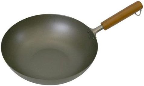 長谷元 純チタン 木柄いため鍋 28cm 本体:チタン 柄:木 日本 AIT1228