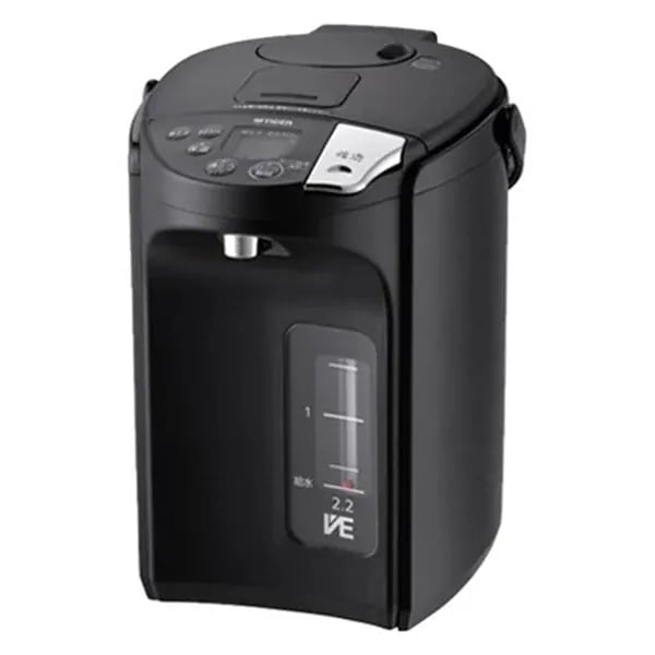 TIGER タイガー PIS-G220-KE 蒸気レスVE電気まほうびん 2.2L アーバンブラック とく子さん