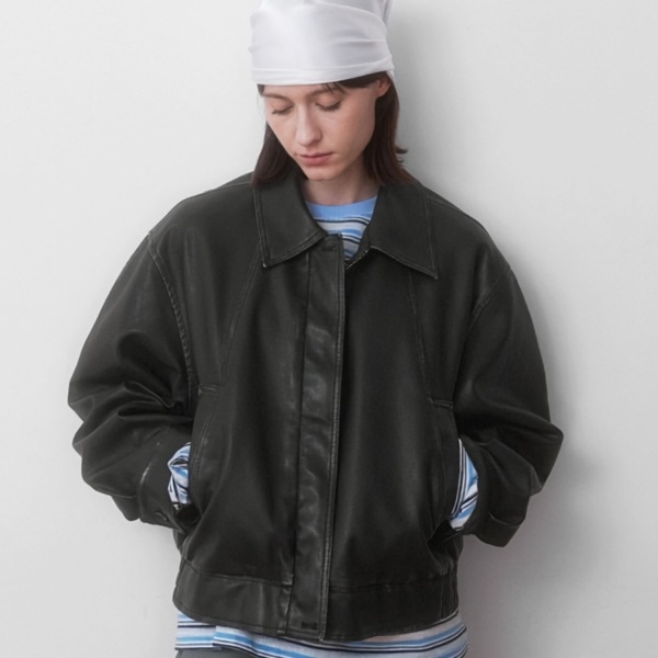 VINTAGE WASHED BLOUSON JUMPER (JP-597)
