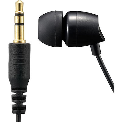 他サイト： EAR-C232N [AudioComm 片耳テレビイヤホン ステレオミックス 耳栓型 3m]の商品画像