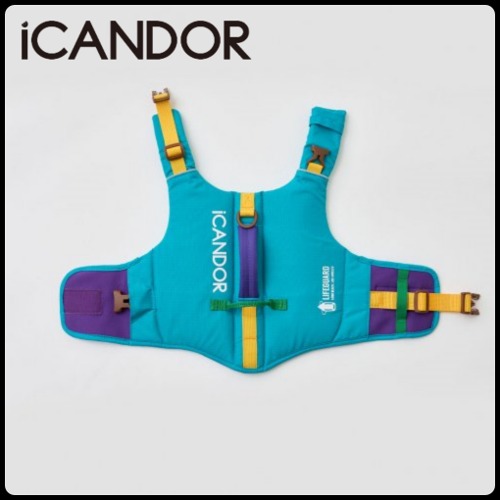 ペット ライフジャケット 犬 PAWSAVER LIFE JACKET_TURQUOISE BLUE
