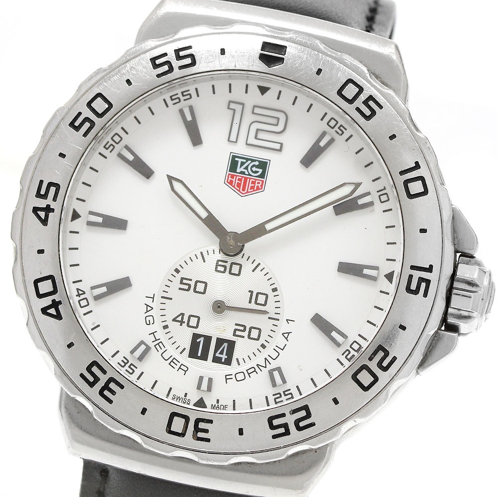 タグホイヤー TAG HEUER WAU1113 フォーミュラ1 ビッグデイト スモールセコンド クォーツ メンズ _951194【中古】