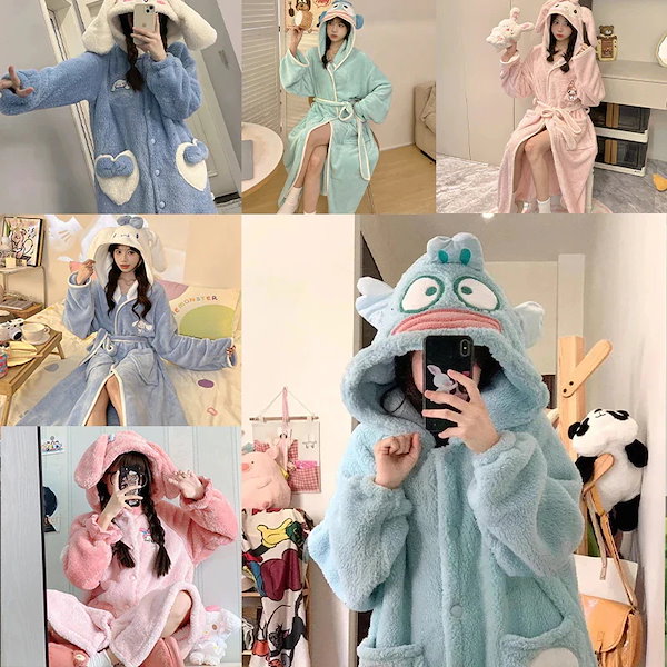 Qoo10] サンリオ 超人気サンリオ！着ぐるみパジャマ かわい