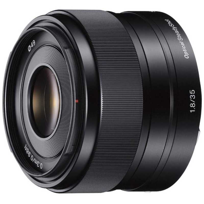 ソニー　SONY　カメラレンズ E 35mm F1.8 OSS APS-C用 ［ ソニーE / 単焦点レンズ ］ ブラック　E 35mm F1.8 OSS SEL35F18