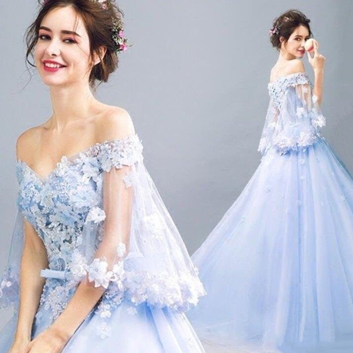 Hot!!!花嫁ドレス 花柄 パーティードレス ウエディングドレス ミニドレス 二次会ドレス 結婚式 演奏会 披