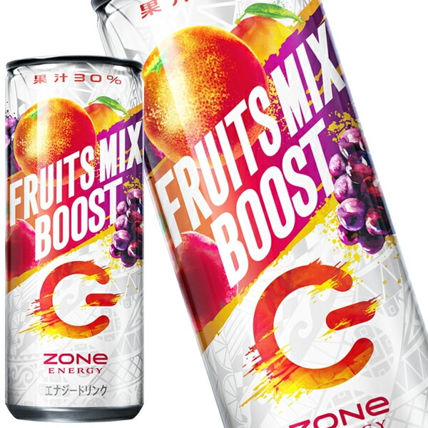 サントリー ゾーン エナジーフルーツミックス ブーストグレープZONe ENERGY FRUITSMIX BOOST+GRAPE エナジードリンク 240ml缶30本【34営業日以内に出荷】