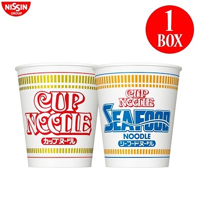 닛신 컵누들 2종 각 1박스(20개입) / 오리지널 / 씨푸드 누들 / 일본 라멘 [일본직배송] [무료배송]
