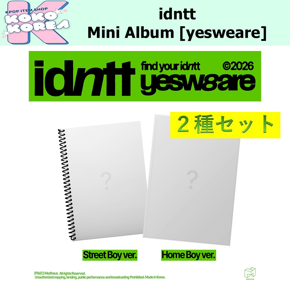 2種セット idntt Mini Album [yesweare] photobook ver