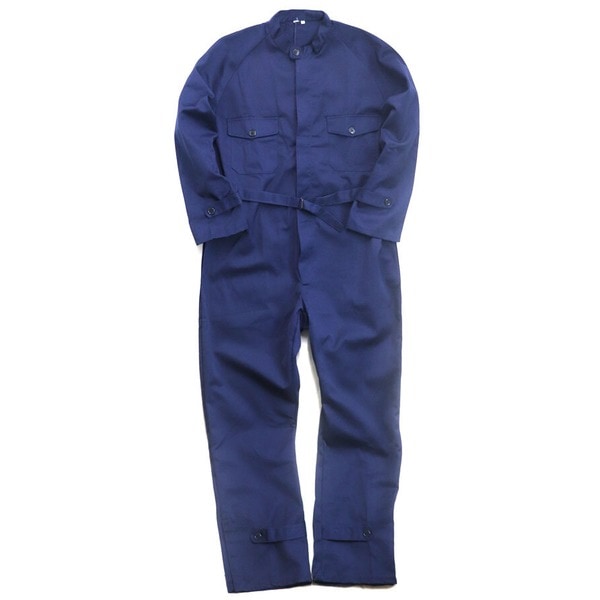 イタリア A.M.I 軍放出 ワーカー カバーオール 50 ネイビー 綿 未使用 デッドストック つなぎ ワークウェア ミリタリーウェア