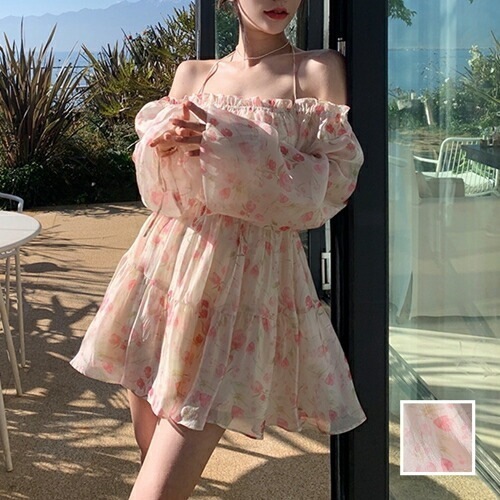 リゾートワンピース リゾートワンピ ショート ミニ丈 沖縄 ハワイ グアム 韓国 ファッション レディース 春 夏 パーティー お呼ばれ コーデ セクシー 20代 30代 40代 50代 2 5,605円