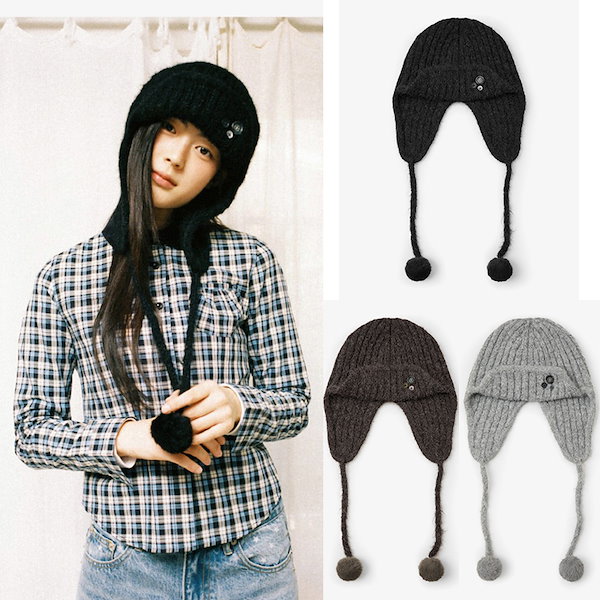 Qoo10] aeae 【韓国人気】BUTTON KNIT TR