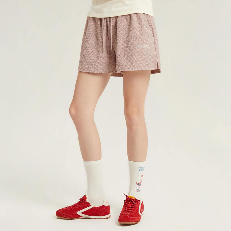 [公式] レタリング テリー 3分丈 ショートパンツ ウーマン PINK