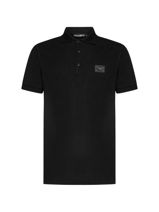 DOLCE & GABBANA Men Polo Shirts G8PL4TG7P1D N0000 Black